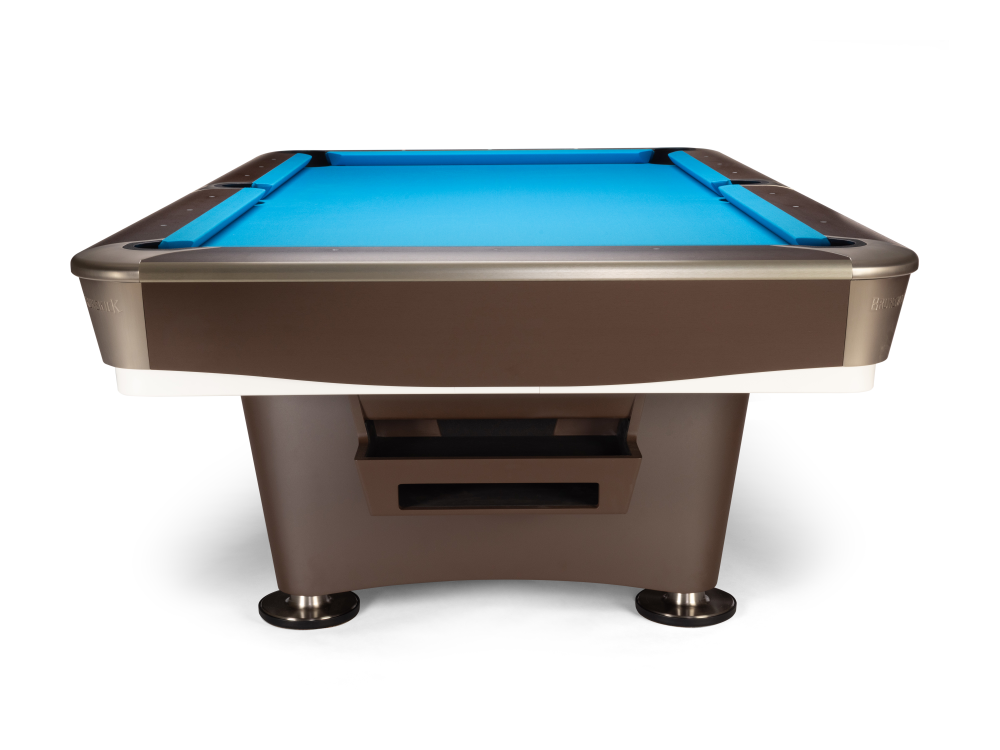 Gold Crown VII 8' Brown Gully (Pocket Opening: 4.75 x 5.25), Pool Table - 103 1/8” x 59 1/8”