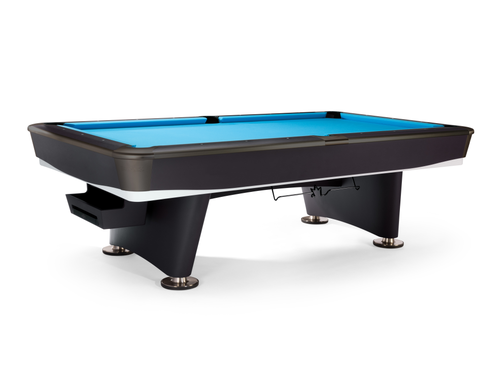 Gold Crown VII 8' Black Gully (Pocket Opening: 4.75 x 5.25), Pool Table - 103 1/8” x 59 1/8”