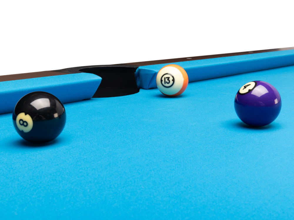 Gold Crown VII 9' Brown Gully (Pocket Opening: 4.5 x 5), Pool Table - 115 1/8” x 65 1/8”