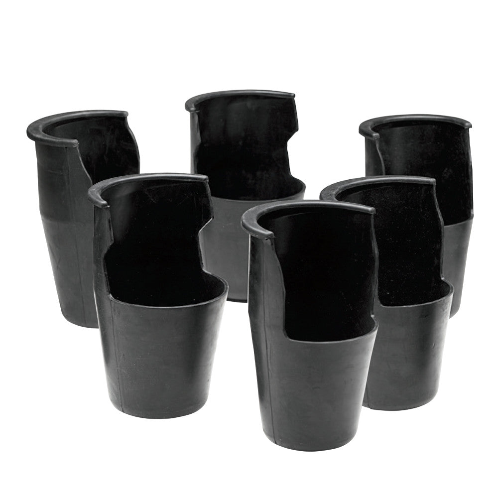 Heavy Duty Rubber Pockets - Set of 6