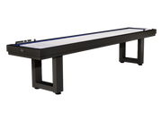 American Heritage® Lanai 12' Outdoor Shuffleboard Table with Cover, Obsidian Black