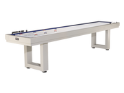American Heritage® Lanai 9' Outdoor Shuffleboard Table with Cover, Oyster Grey