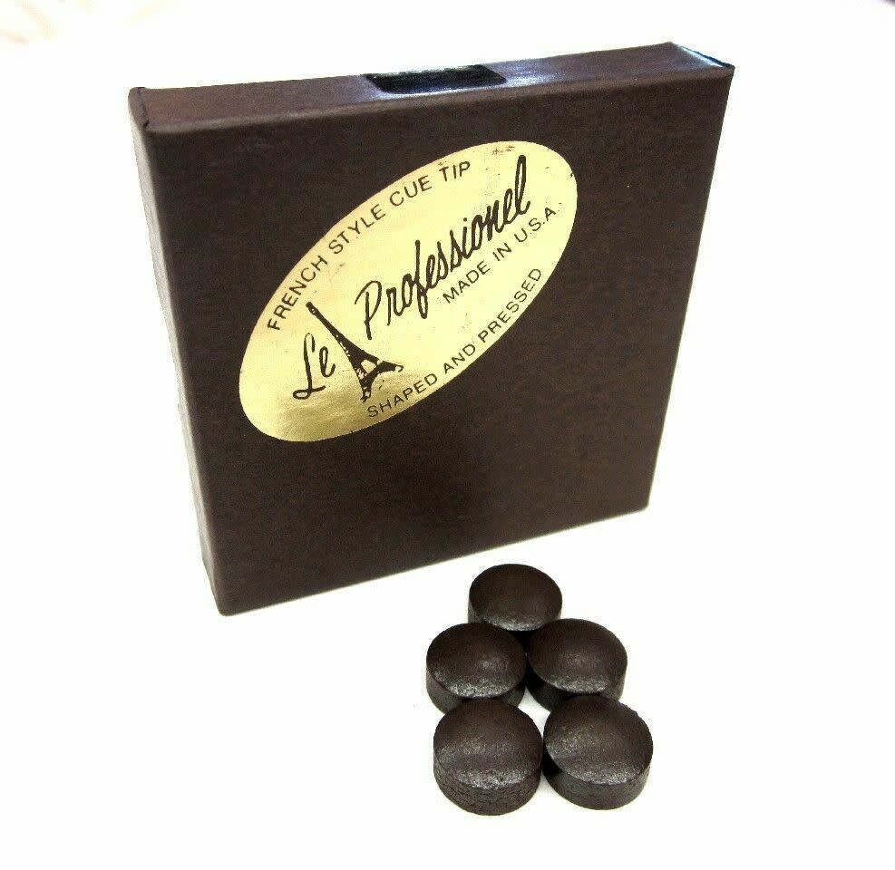 Le Pro Leather Tips 14mm (Box of 50)