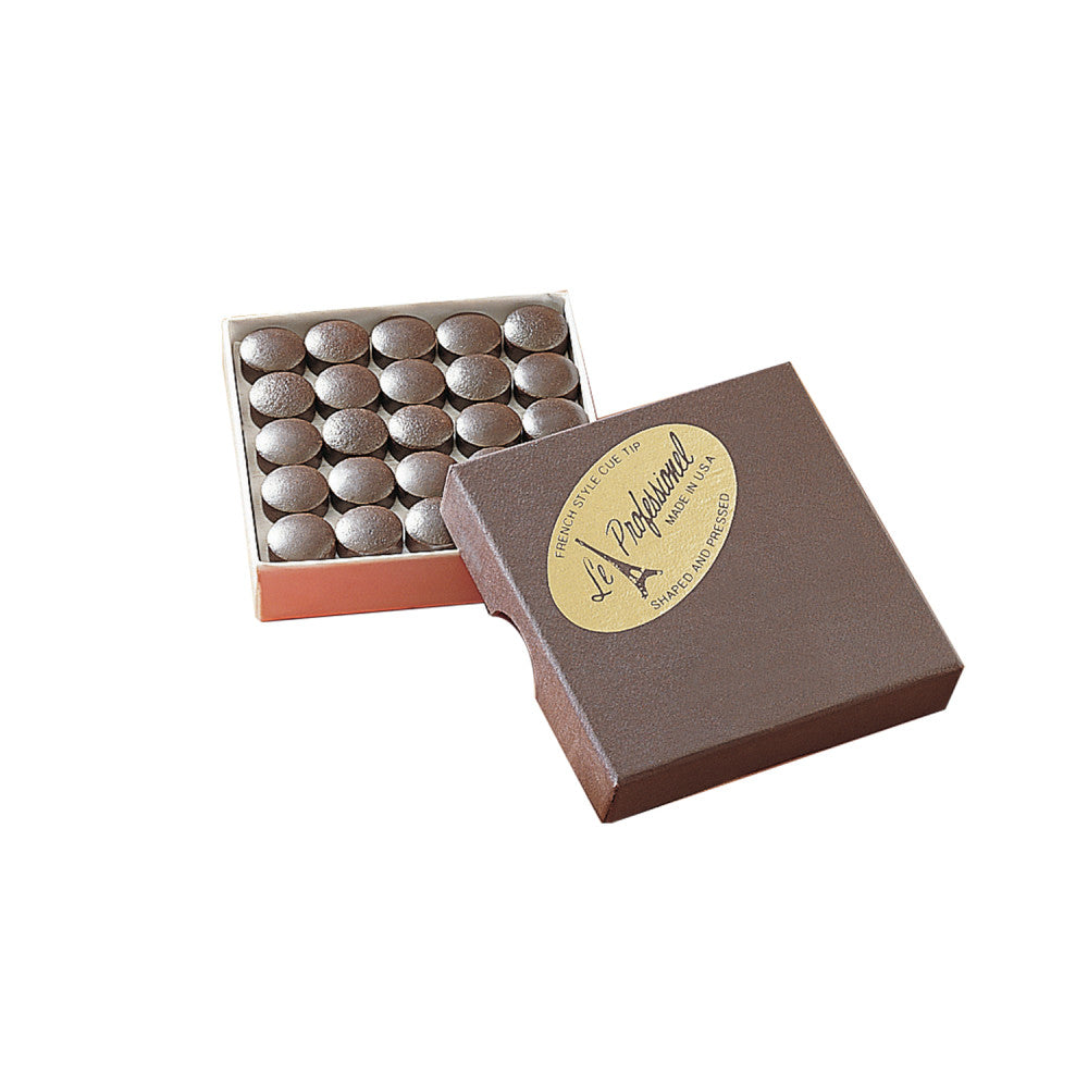 Le Pro Leather Tips 12mm (Box of 50)