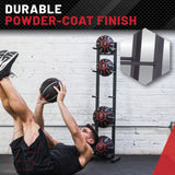Medicine Ball Set 2Lb - 10Lb With Storage Rack (1 Box)