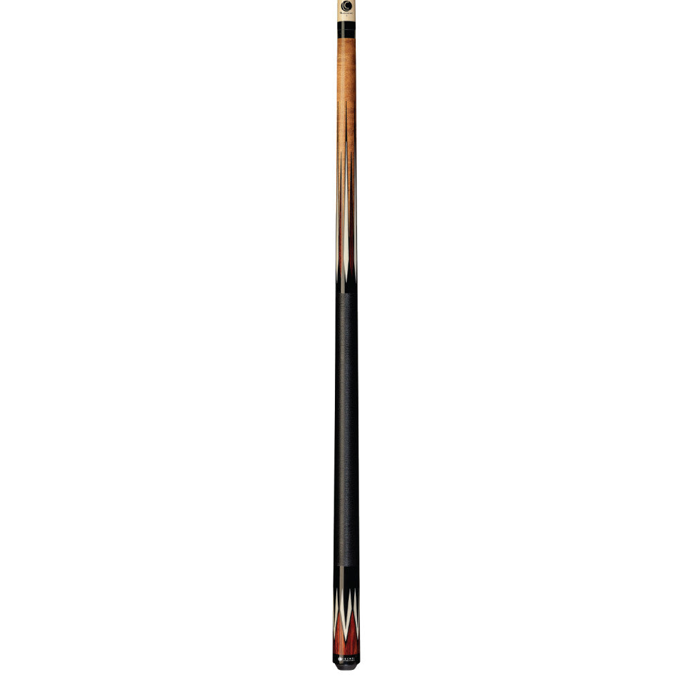 Lucasi Custom Antique Birdseye & Cocobolo/Black Cue with Black Linen Wrap