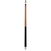 Lucasi Custom Antique Stained Curly Maple Cue with Black Linen Wrap