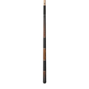 Lucasi Custom Matte Black & Snakewood/Zebrawood Wrapless Cue