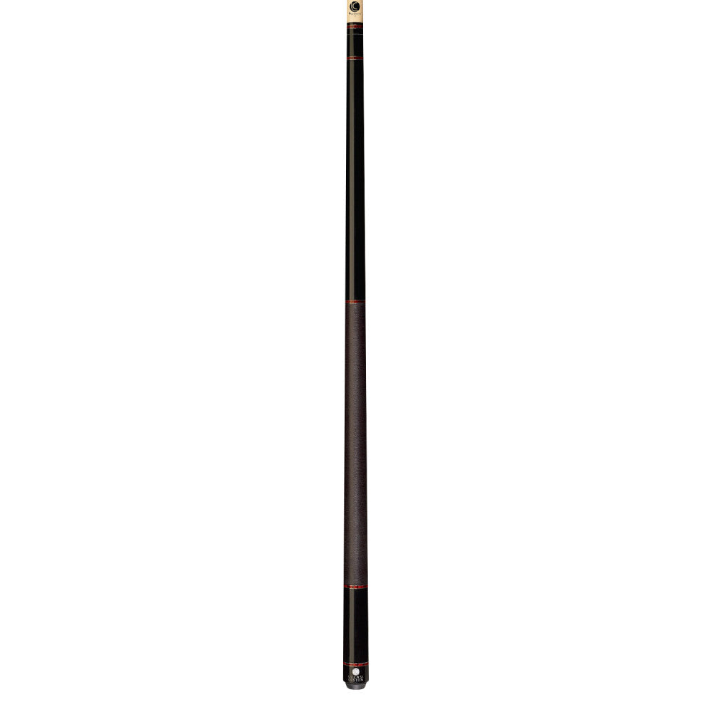 Lucasi Custom Midnight Black & Exotic Cocobolo Cue with Black Linen Wrap