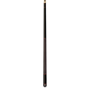 Lucasi Custom Midnight Black & Exotic Cocobolo Cue with Black Linen Wrap