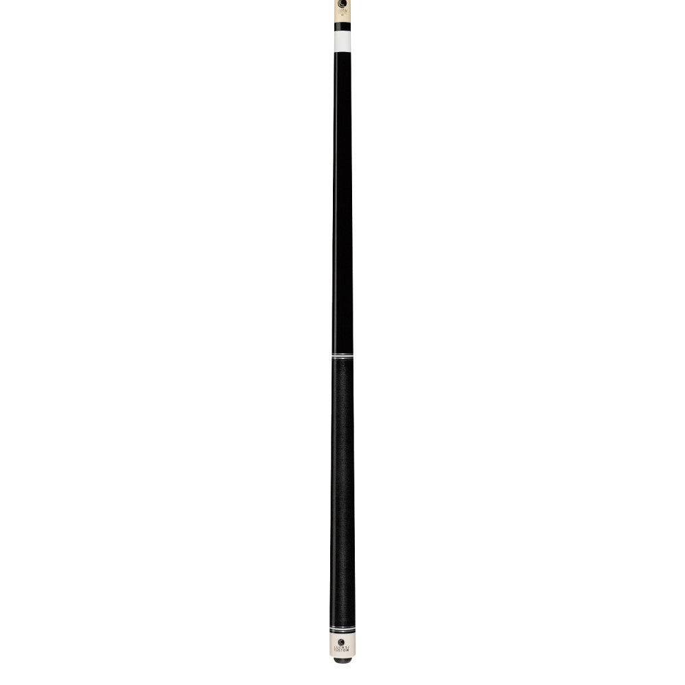 Lucasi Custom Midnight Black Cue with Black Linen Wrap