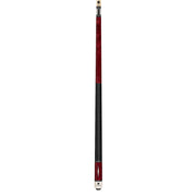 Lucasi Custom Venetian Red Diamond Series Cue with Black Linen Wrap