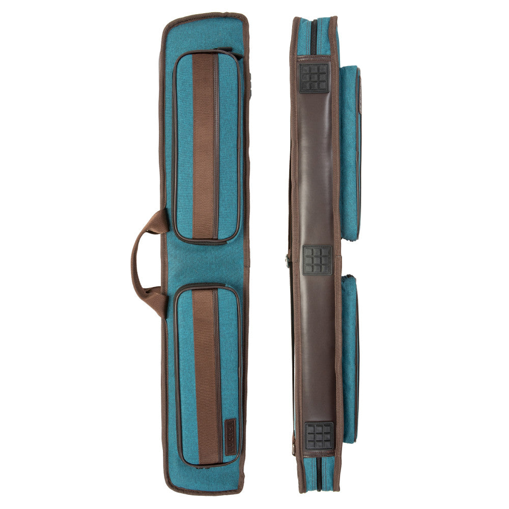 Lucasi Duo Nylon 2x4 Soft Case, Blue Brown
