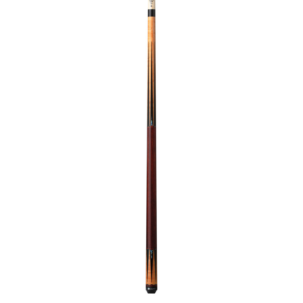Lucasi Hybrid Gold Stained Birdseye/Black & Maple Ring Wrapless Cue