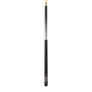 Lucasi Hybrid Matte Charcoal/Imitation Bone & Rose Gold Inlays Cue with Black Wrapless Handle