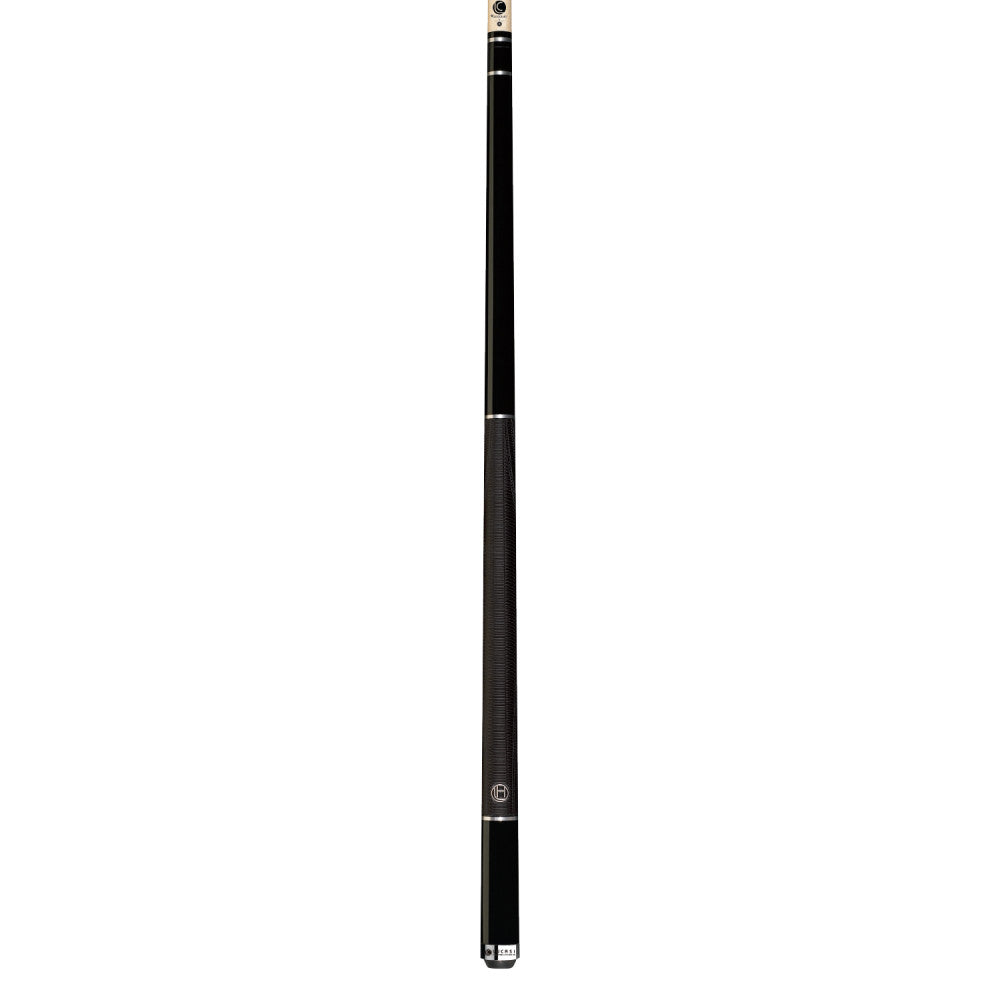 Lucasi Hybrid Midnight Black & Silver Rings Cue with Classic G5 Grip