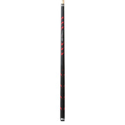 Lucasi Hybrid Rival Black & Metallic Red Matte Finish Cue with Rival G5 Grip