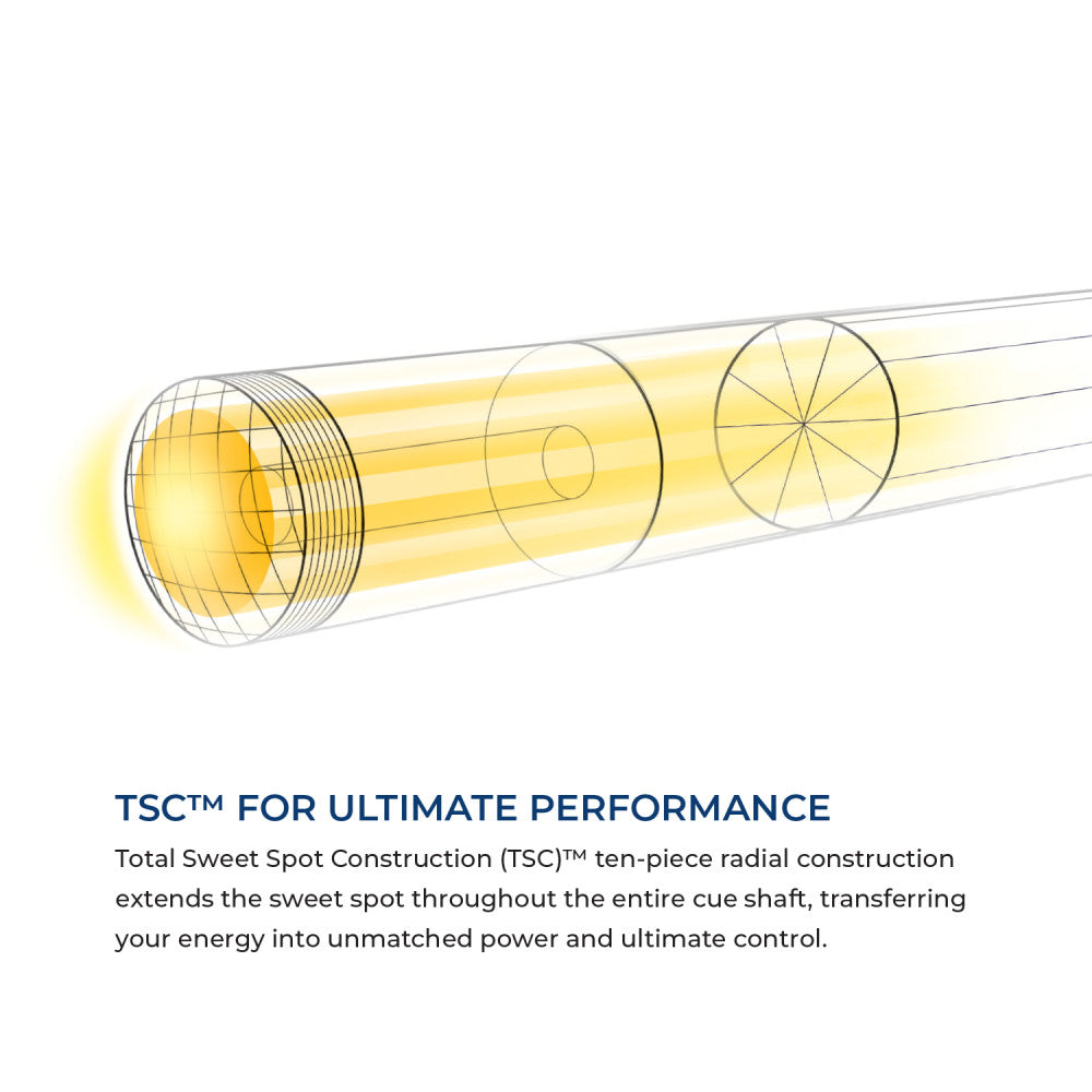 11.75mm Lucasi Hybrid® Zero Flex Slim® w/10-splice Low Deflect. Tech. Slim Shaft, Partial Silver Ring