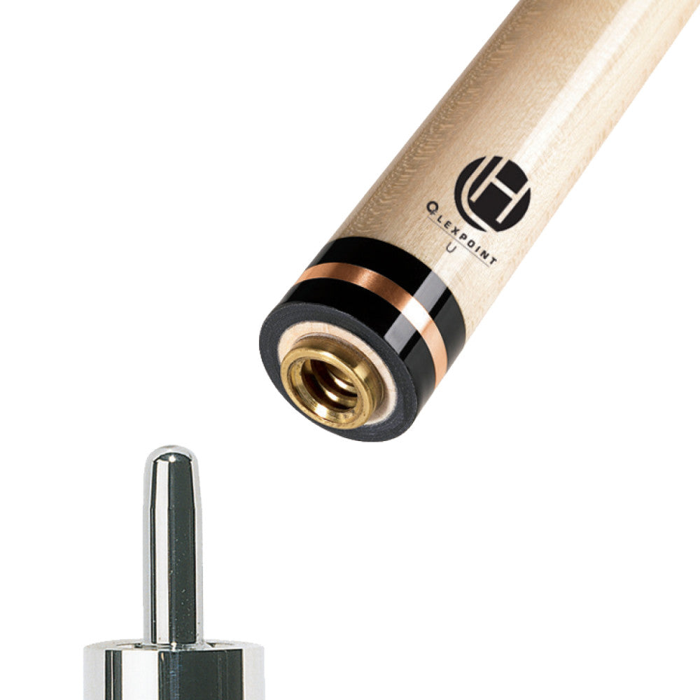 11.75mm Lucasi Hybrid® Zero Flex Slim® w/10-splice Low Deflect. Tech. Slim Shaft, Uni-loc® 3mm Rose Gold Ring