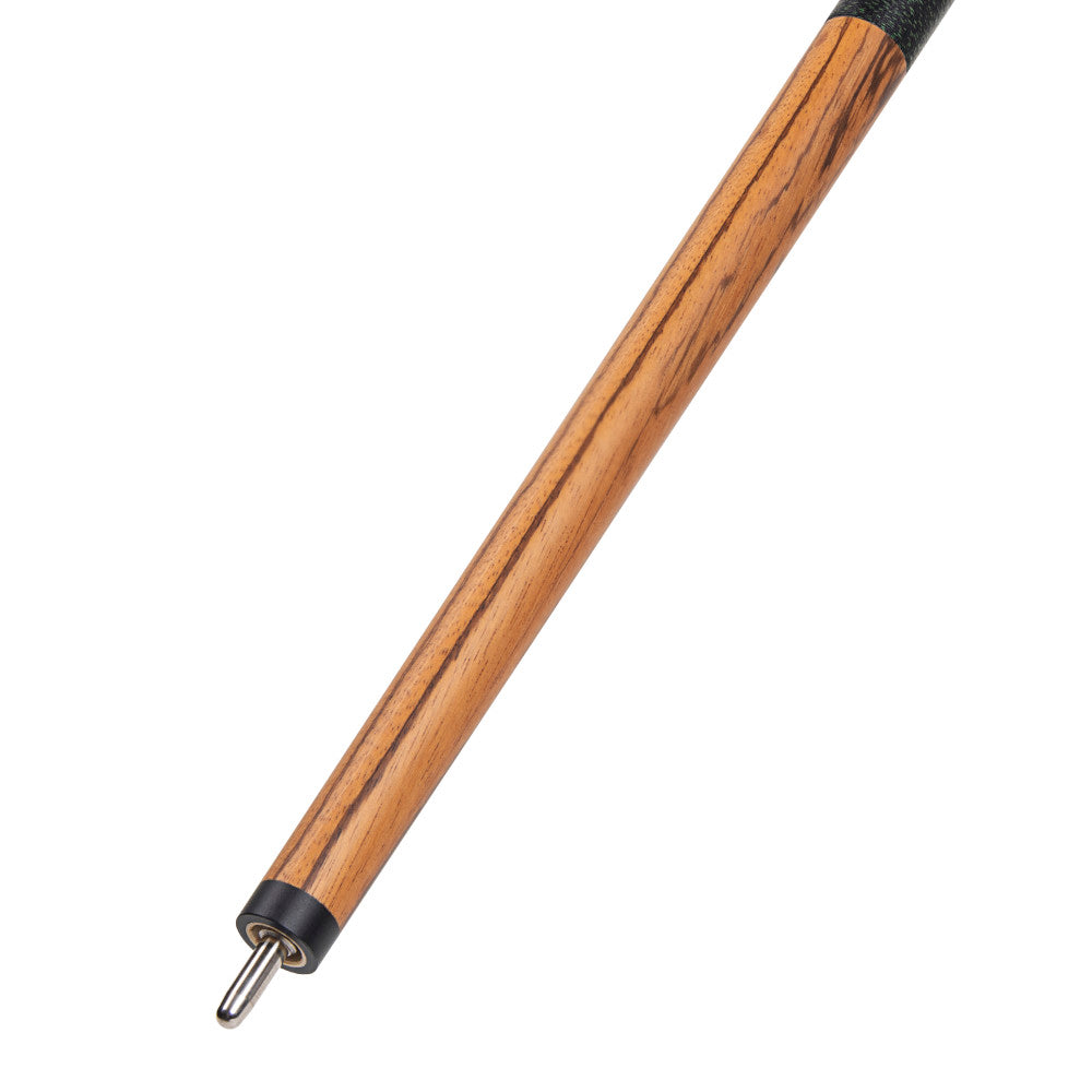 Lucasi LUX60 Pool Cue,  Malachite & White Recon Inlay, Black/Green Linen Wrap