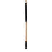 Lucasi LUX61 Pool Cue, Bocote, Malachite & Imt. Bone Inlay Ring, Nat. Brdseye Handle