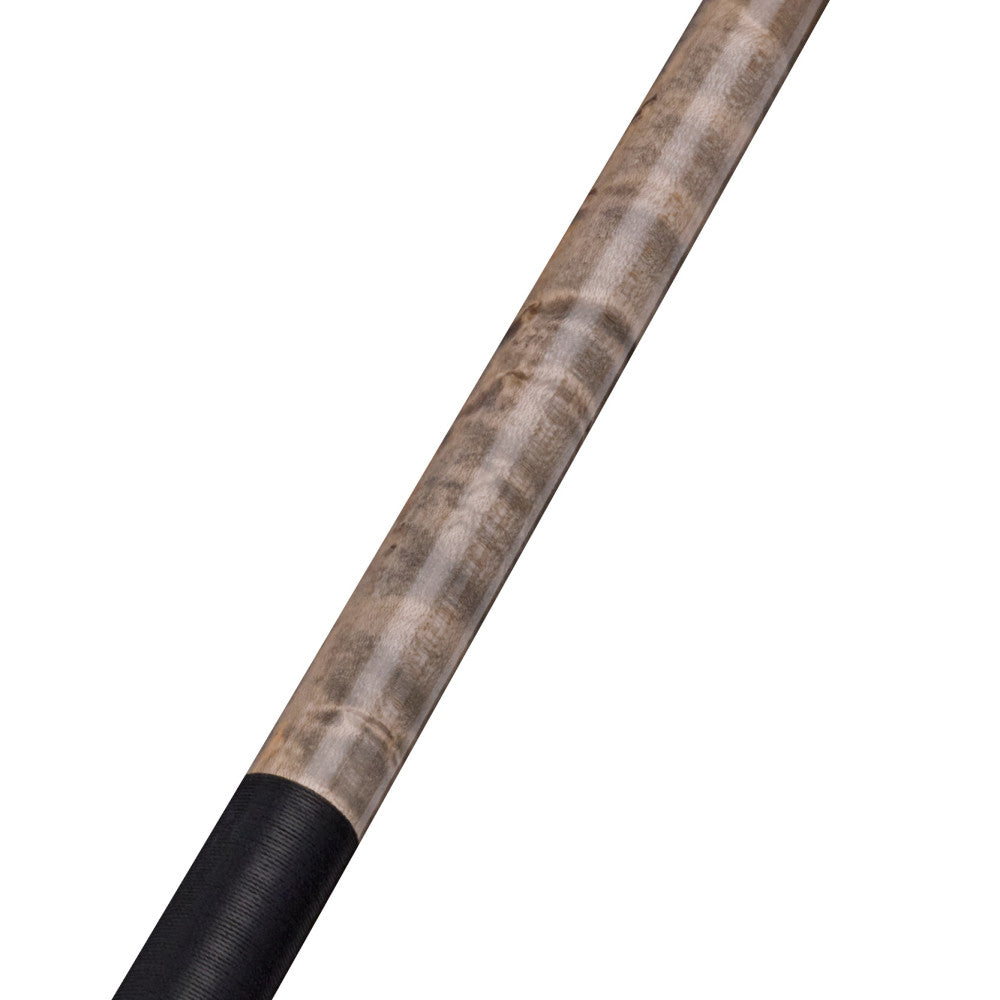 Lucasi Pro, Uni-loc: Gry-Wsh Stnd Brdsye Mple w/Imt. Bone Dmnd Inlys, Blk Linen Wrp, Butt Only