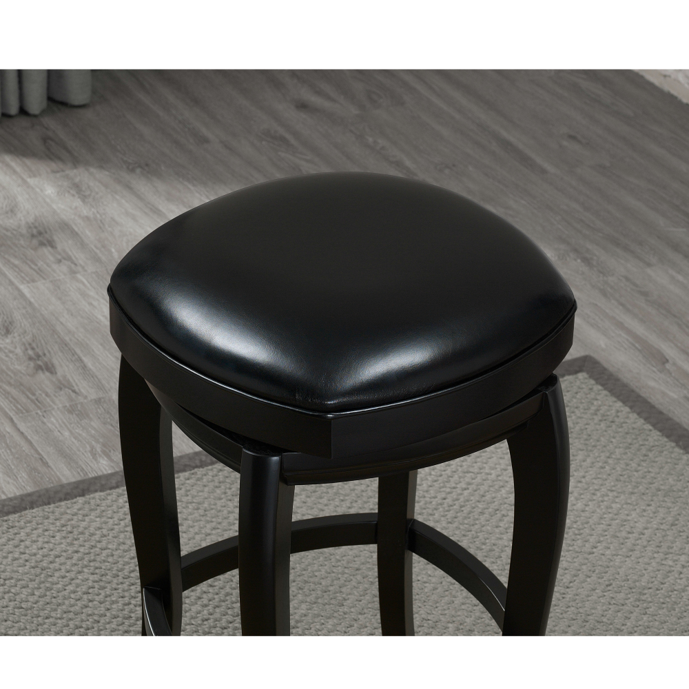 American Heritage® Madrid Stool - Bar Height, Black/Black