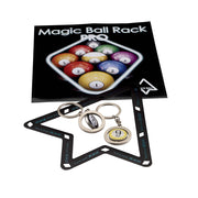 Magic Ball Rack Includes 8-Ball Rack & 9/10-Ball Rack Combo (2 Templates), Black