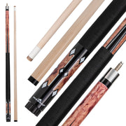 58” Two-Piece Hybrid Wood Cue, Brown