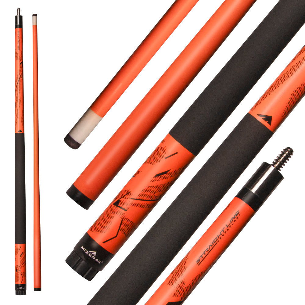 58” Deluxe Composite Neon Cue, Orange