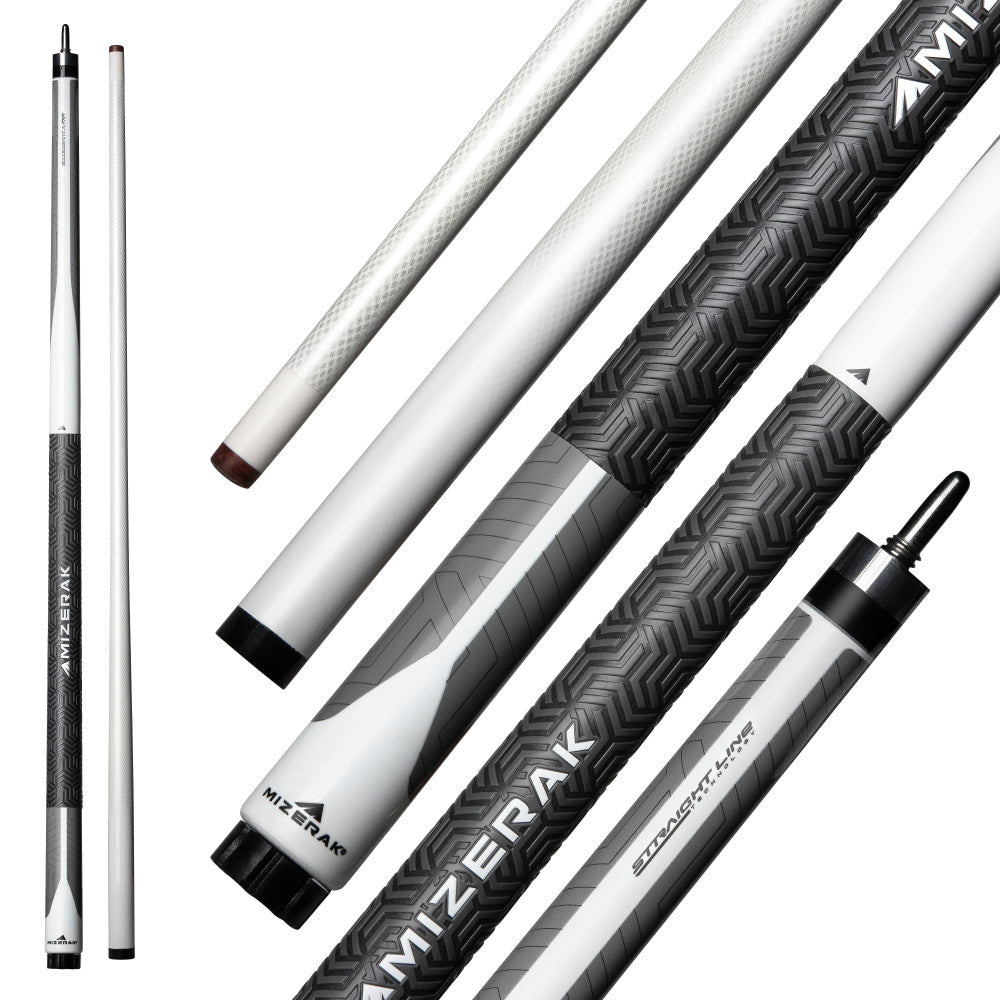58” Premium Composite Sport Grip Cue, White