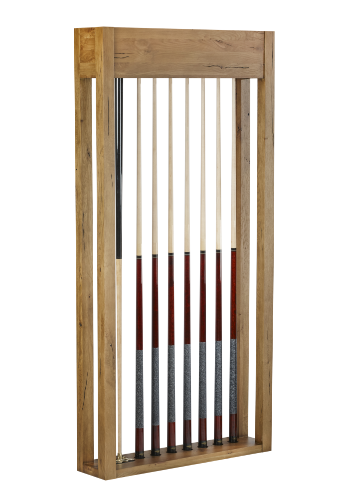 Parsons Wall Rack - Natural Dry Oak Finish 65"L x 33.5"W x 9.75"D