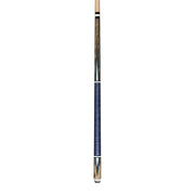 Players 4 Point White Cue with Blue Double Pressed Irish Linen Wrap
