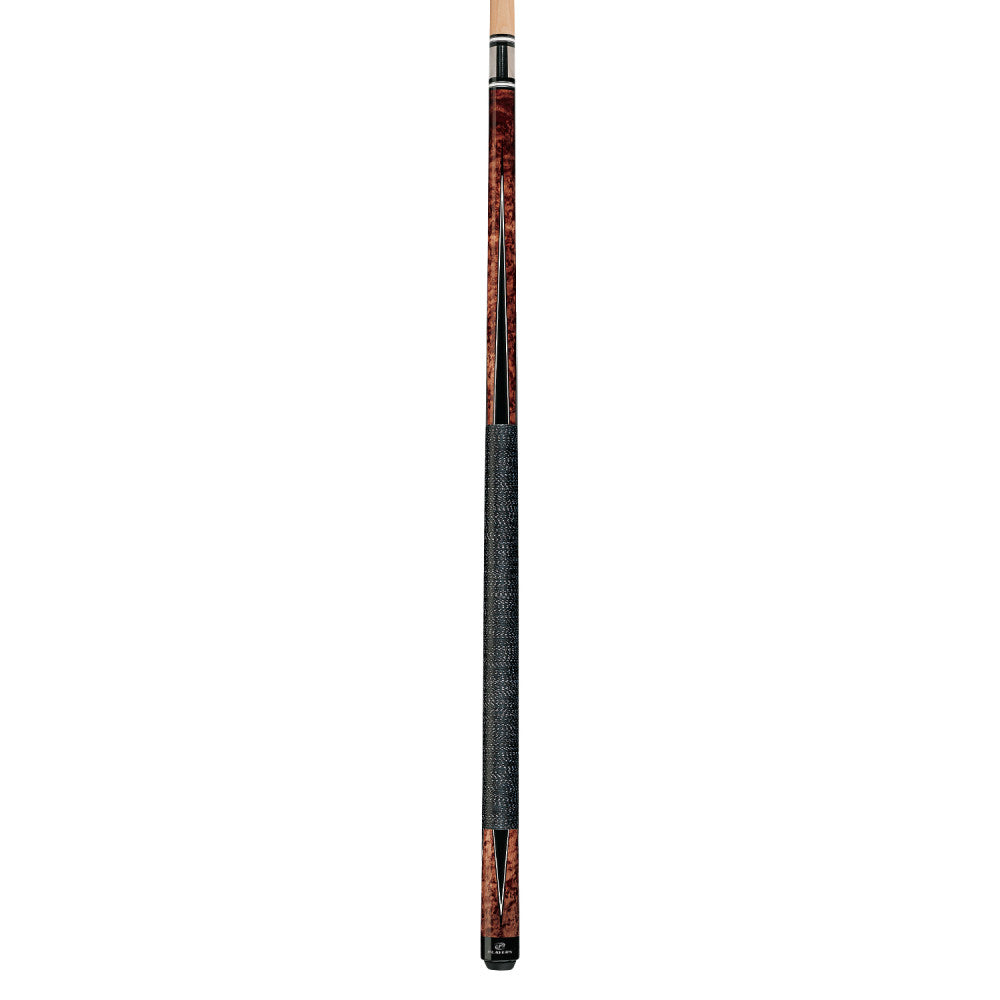 Players Antique Maple & Black Cue with Black/White Linen Wrap