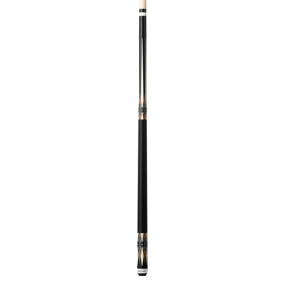Players Black & Bocote Cue with Black Linen Wrap
