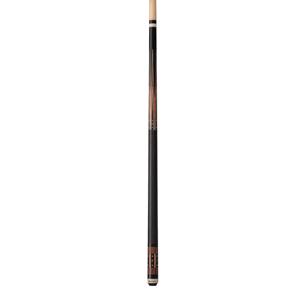 Players Black & Cocobolo Cue with Black Linen Wrap