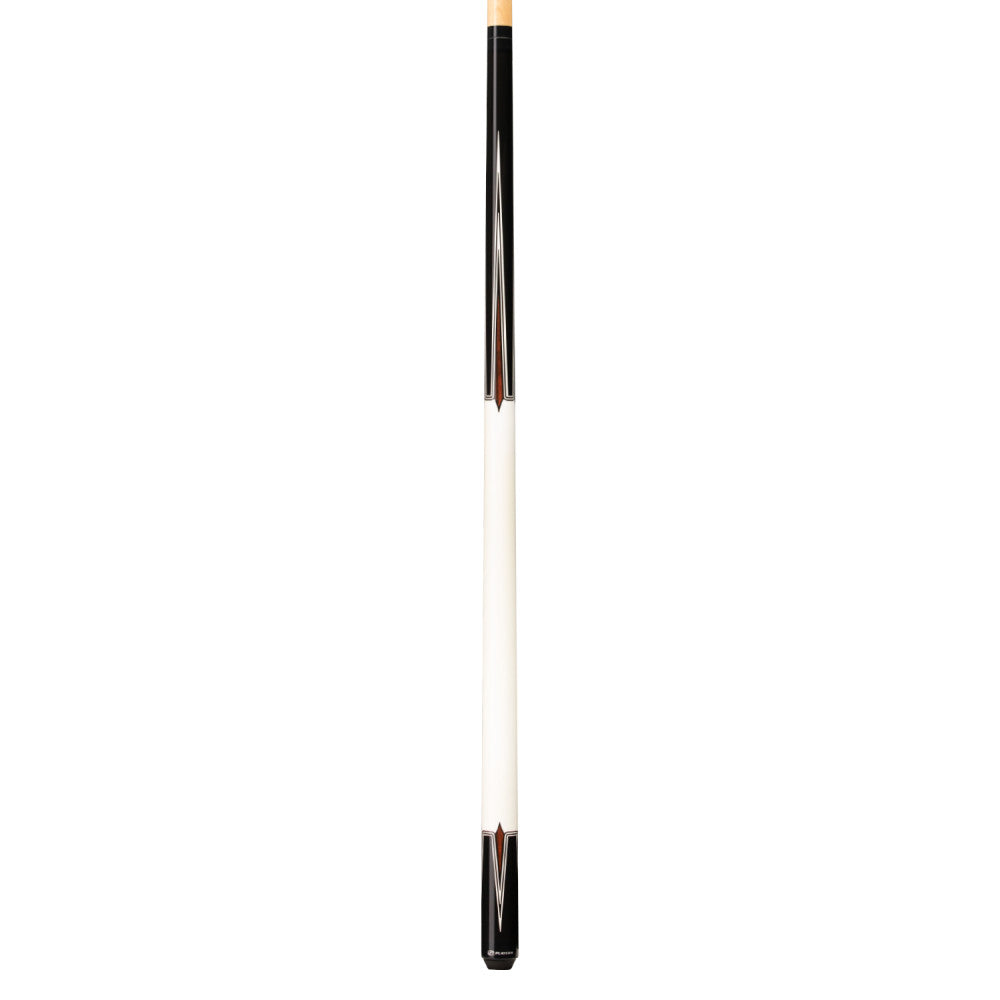 Players Black & Imitation Bone Wrapless Cue