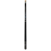 Players Black with Blue Recon Cue with Black Linen Wrap