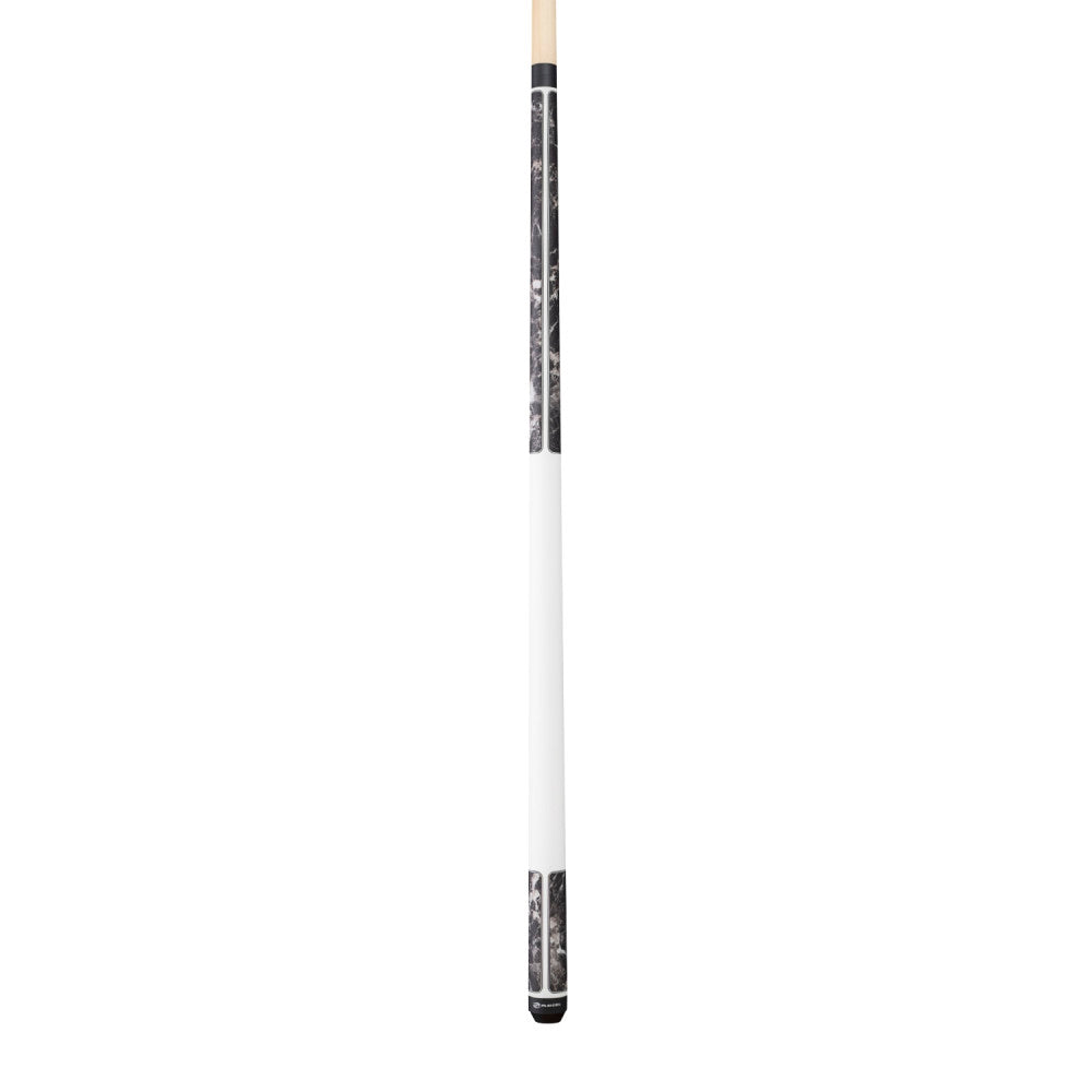 Players Brown Marble with Matte White Wrapless Cue