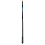 Players Cobalt Blue & Black Cue with Black/White Linen Wrap