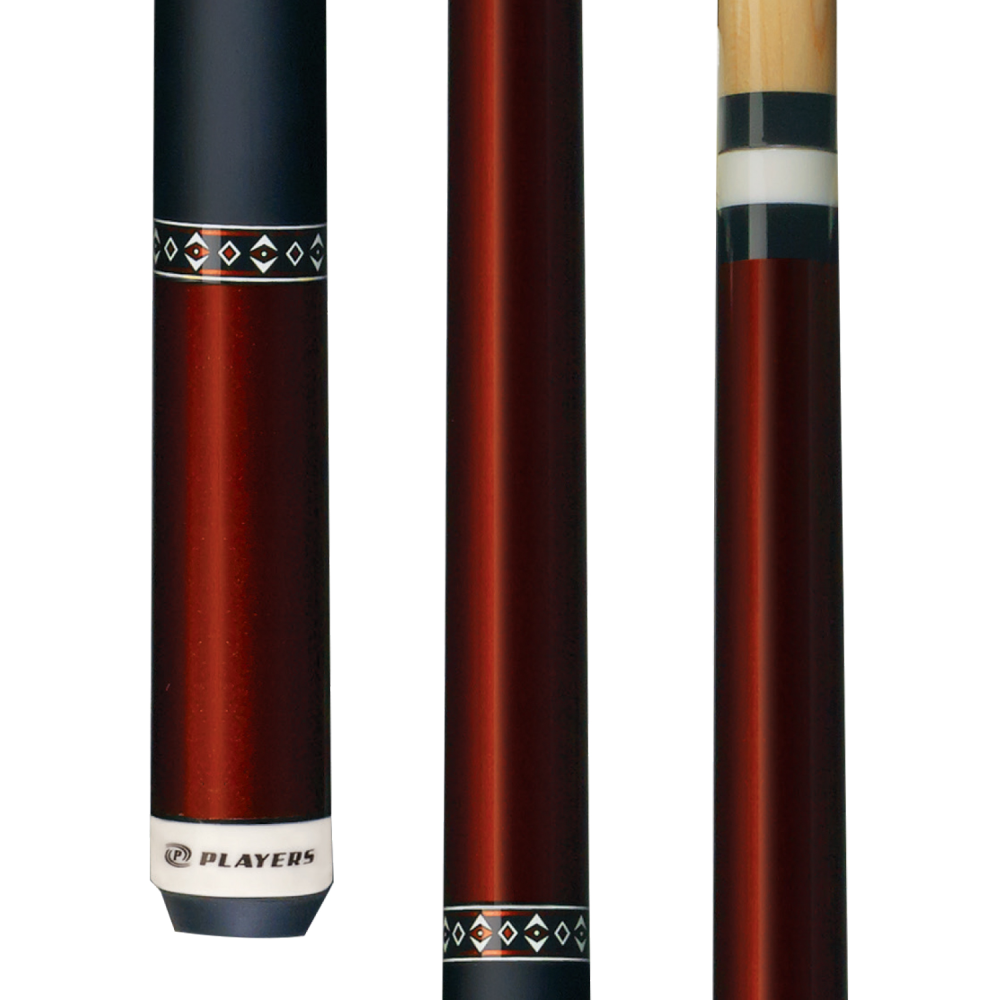 Players Brilliant Blue Gloss Wrapless Cue