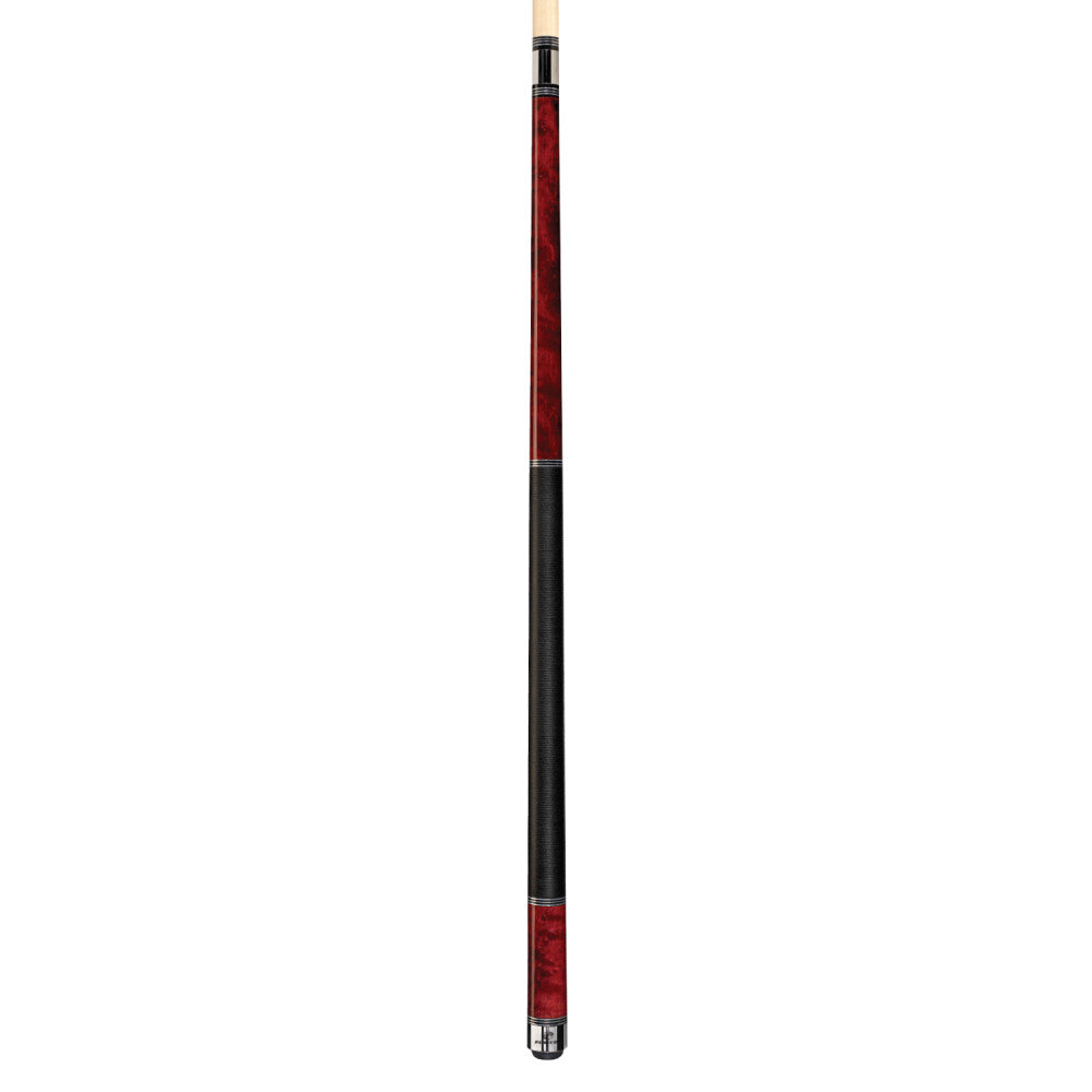 Players Crimson Birdseye Cue with Black Linen Wrap