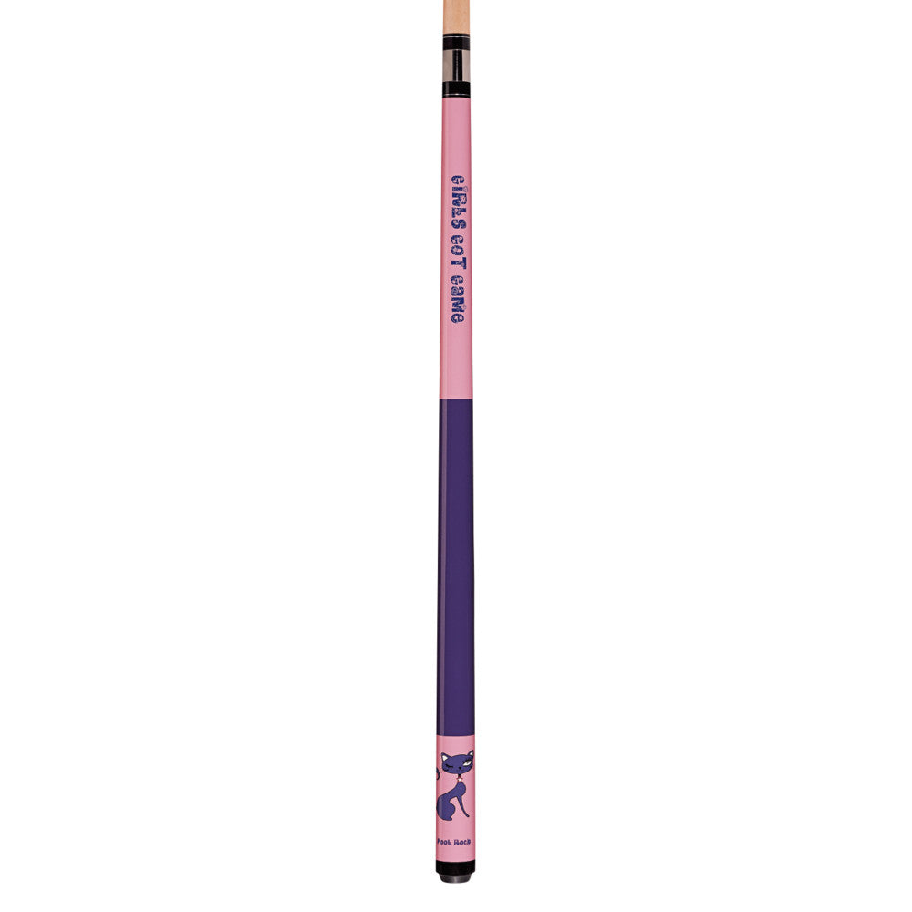 48" YOUTH PNK w/PLE "GIRLSGOTGAME" CAT, WRAPLESS