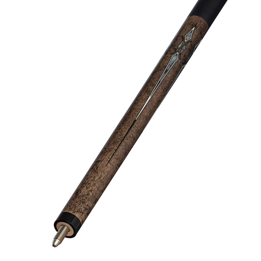 Players Light Grey Maple with Mother of Pearl Cue with Black Linen