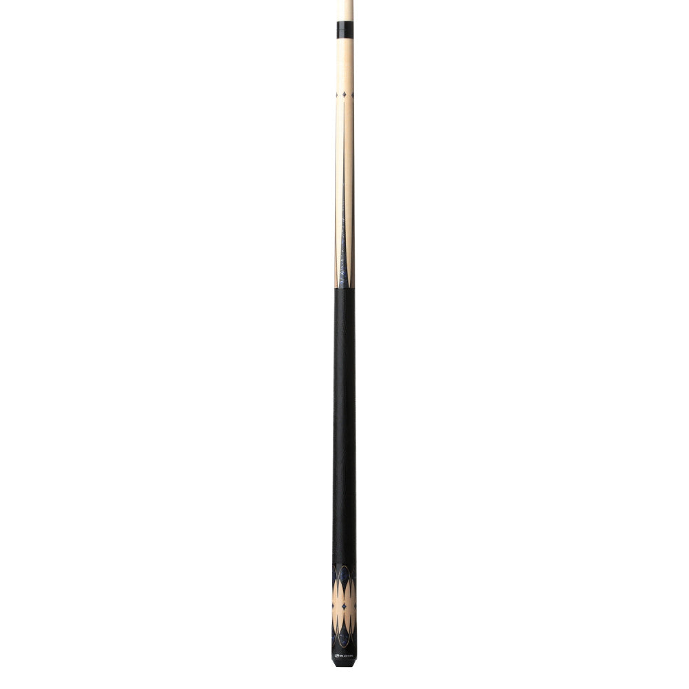 Players Natural Maple & Blue Stone Cue with Black Linen Wrap