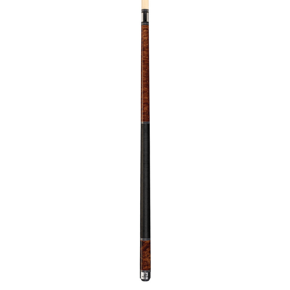 Players Nutmeg Birdseye Cue with Black Linen Wrap
