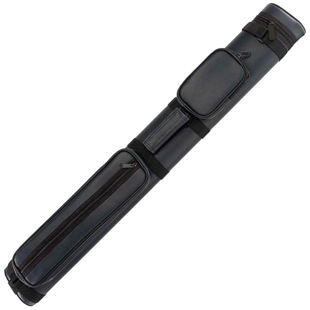 Oval Leatherette Case, Black, 2B/2S, Polyform