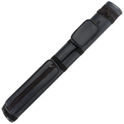 Oval Leatherette Case, Black, 2B/2S, Polyform