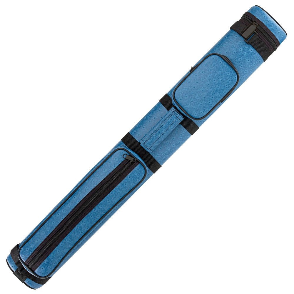 Oval Leatherette Case, Elctrc Blu, 2B/2S, Polyform