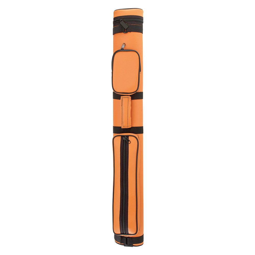 Oval Leatherette Case, Orange, 2B/2S, Polyform